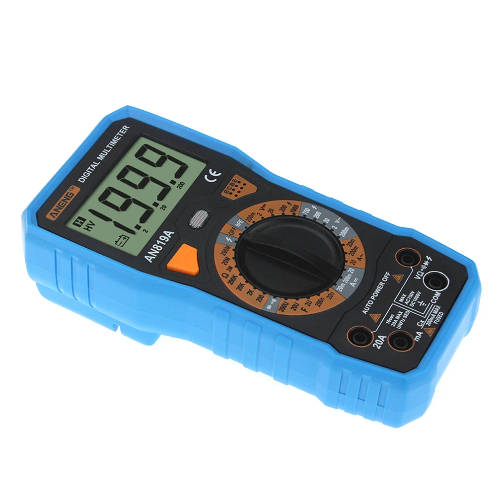 

AN819A 20A 750V LCD Display Digital Multimeter With Multi-function Test Line
