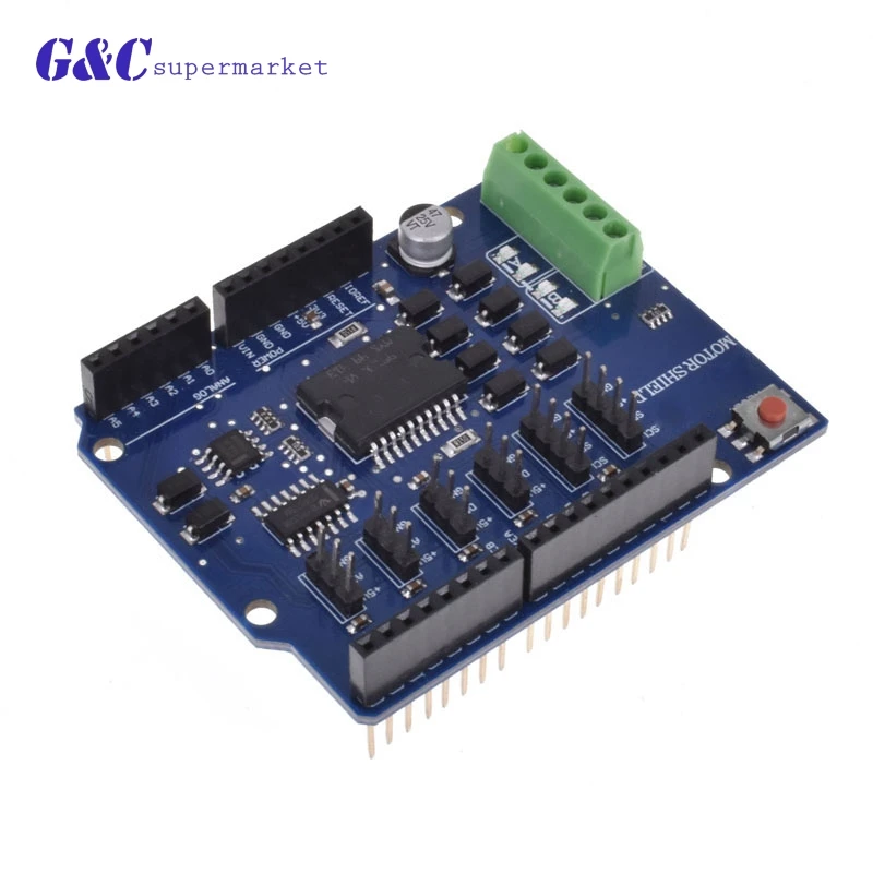 Модуль драйвера двигателя постоянного тока L298N L298P R3 защита 5 в 12 В 2 а H Bridge