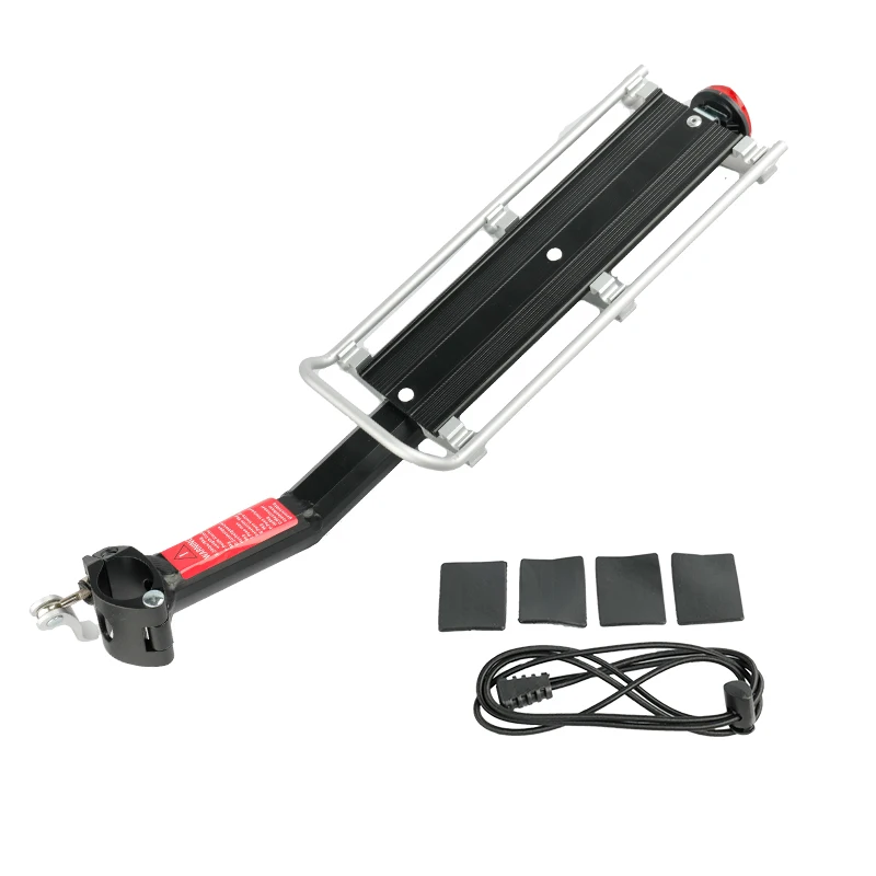 

Deemount 9 кг грузовой перевозчик для велосипеда задняя багажная стойка Dia. Подседельный штырь 25-34 мм, быстросъемный и крепежный