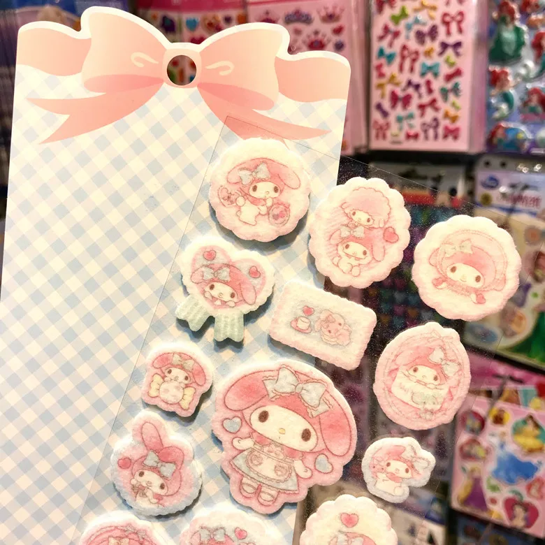 40 пакетов/лот ткань pompurin моя мелодия маленькие Две звезды sticker oroll стикер s stikers