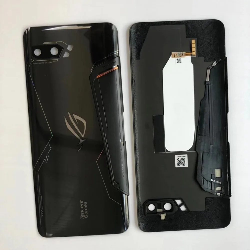 Для 6,5" Asus ROG Phone II ZS660KL 3D стеклянная задняя крышка батарейного отсека+ стеклянная линза для ASUS_I001D I001DA I001DE