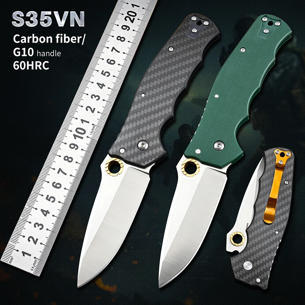 

Военный Тактический нож для выживания S35VN Blade нож для охотничьего Джека складной карманный многофункциональный нож Navaja Self-ножи для защиты