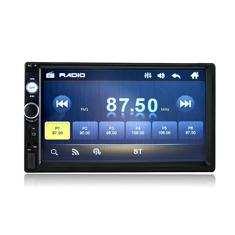 

7 дюймов HD 2DIN Bluetooth Авторадио Стерео автомобильное радио MP3 MP5 плеер FM/USB/AUX + камера