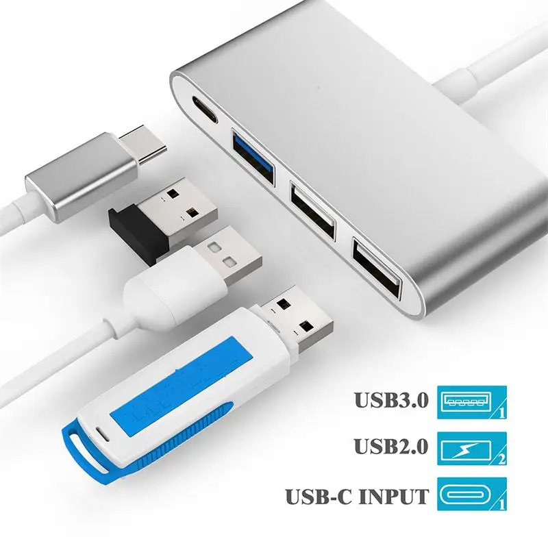 Концентратор USB Type-C на 4 порта 3 0 5 Гбит/с | Компьютеры и офис