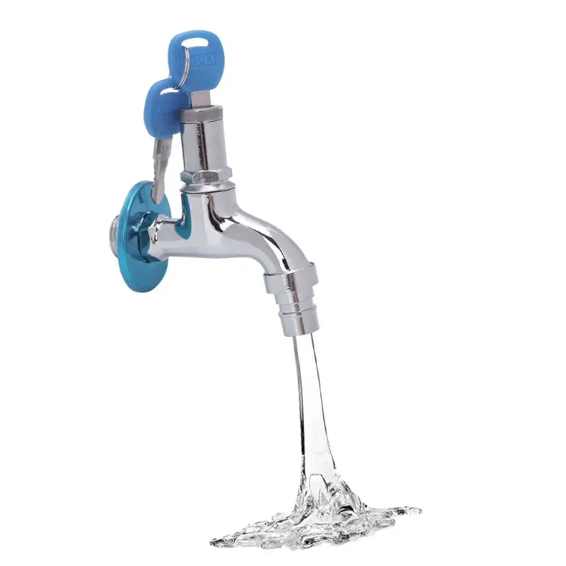 

Outdoor Anti-theft Sink Faucet With Lock Key Single Handle Lockable Household Washing Water Tap