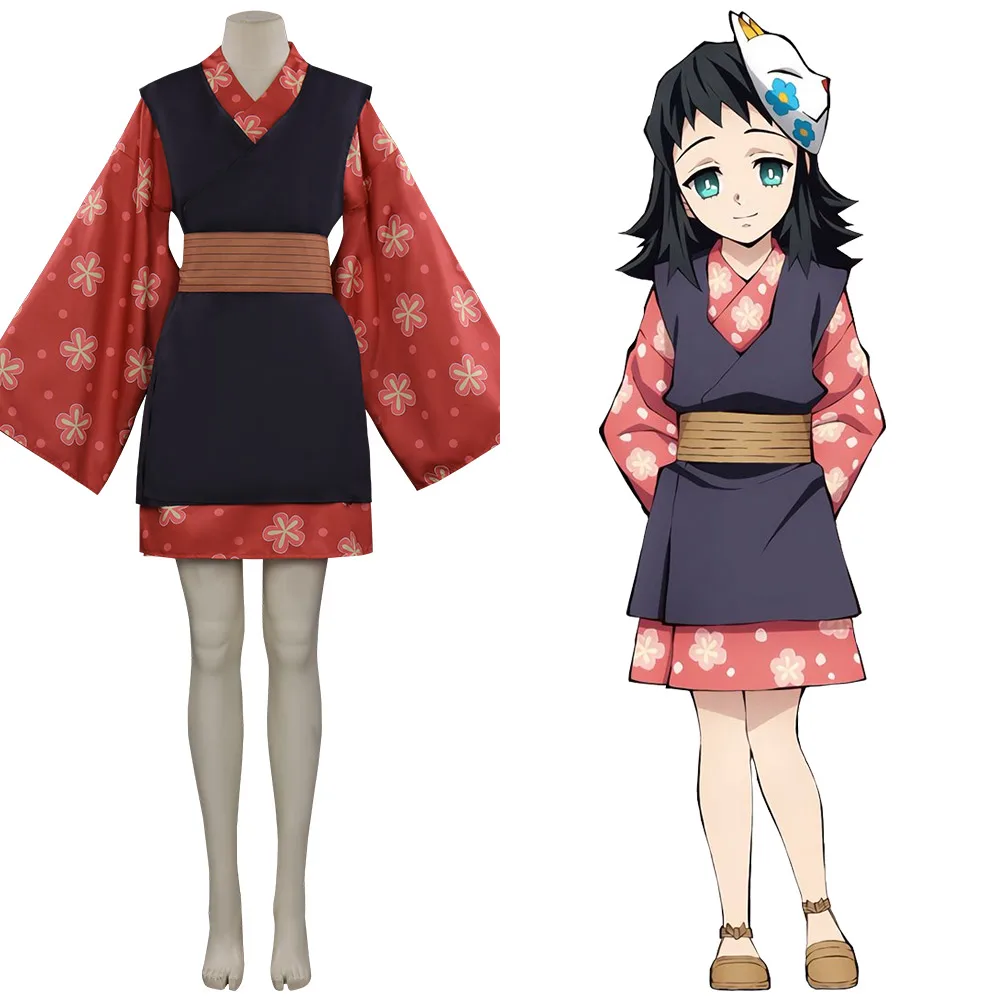 

Игра «рассекающий демонов» Kimetsu no Yaiba : Hinokami кеппутан-Makomo костюмы для косплея Хэллоуин Карнавальный Костюм