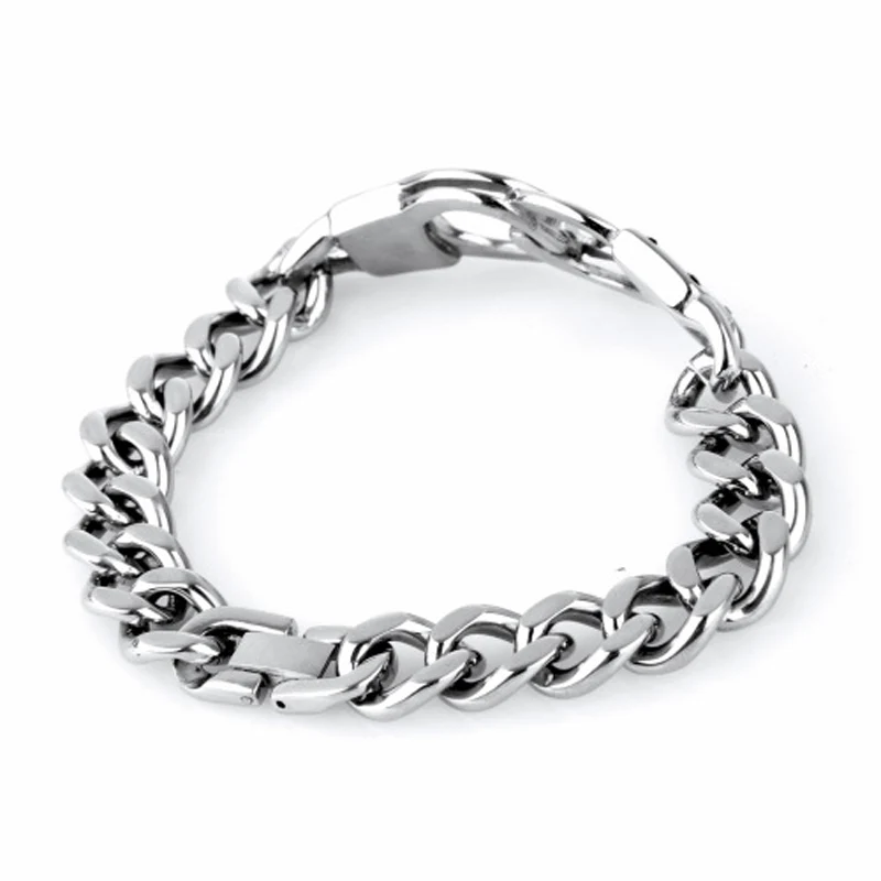 Браслеты мужские витые Серебристые в стиле хип-хоп ювелирные украшения для