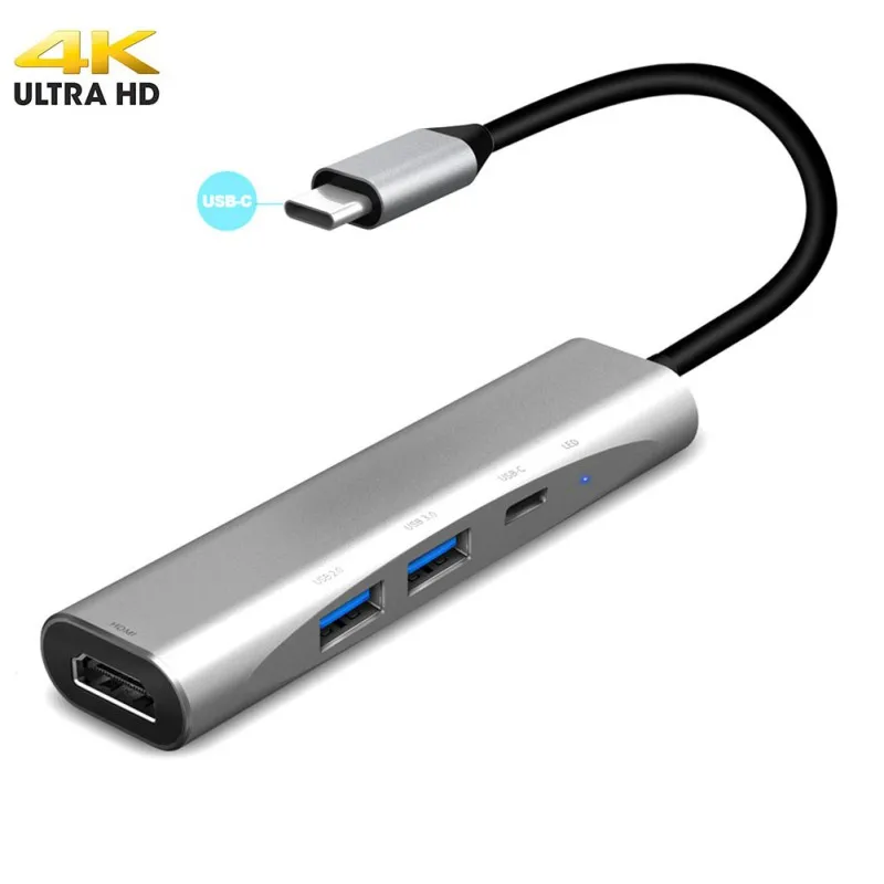 USB Type-C HDMI цифровой AV мультипортовый концентратор USB-C 3 1 адаптер PD зарядное