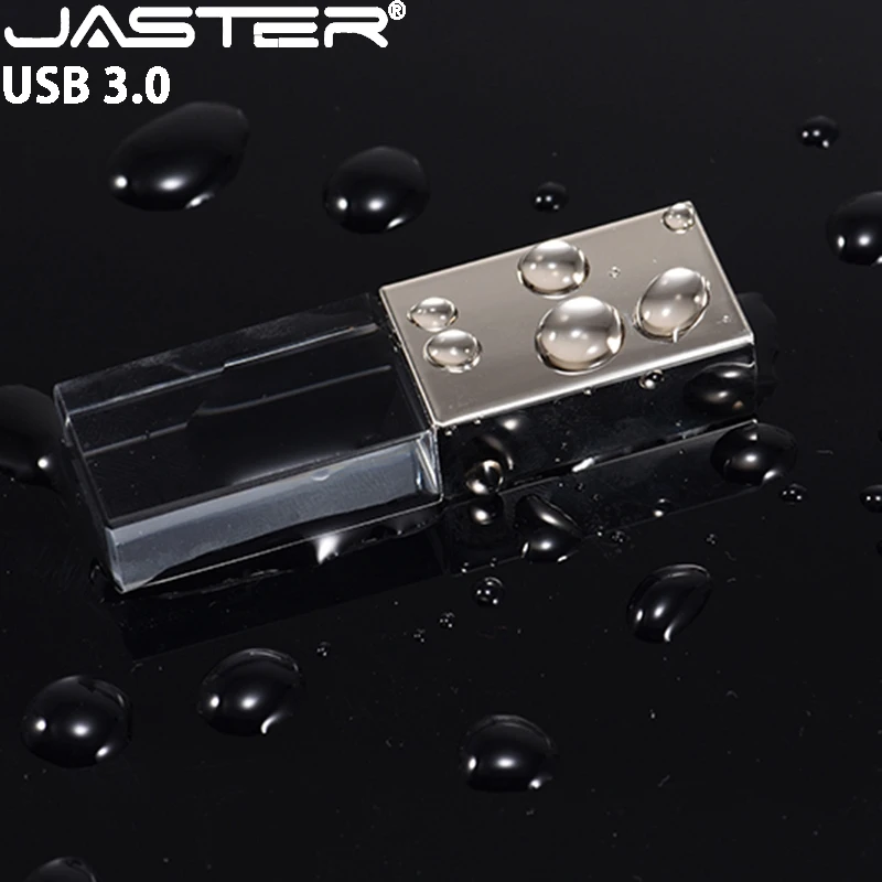 USB флеш накопитель JASTER серебристый с кристаллами 4 64 Гб|USB флэш-накопители| |