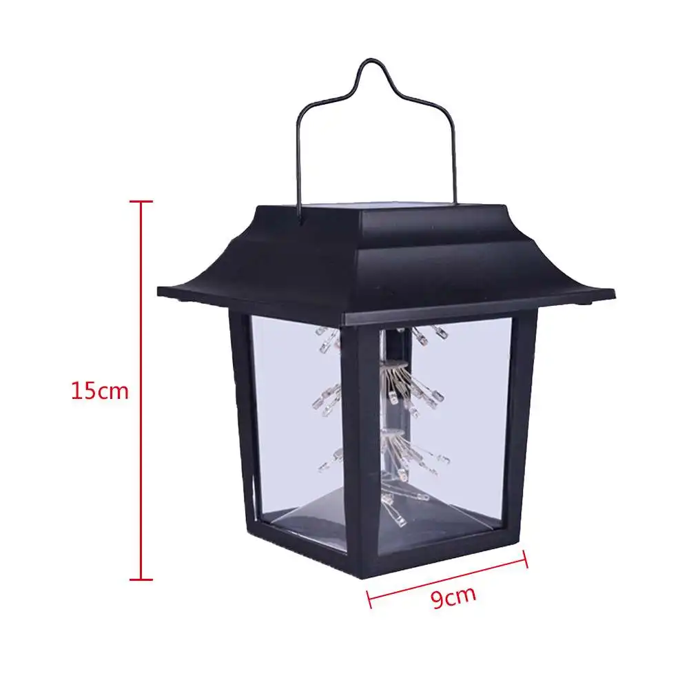 

Solar Powered Led Wind Lantern Garden Hanging Light Outdoor String Lamp Yard Garden Decoration