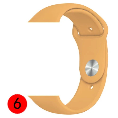 Ремешок для часов Silikon Für apple watch band 40 мм 44 мм 42 мм 38 мм apple watch 4 apple watch 5 correa iwatch повязки Uhr zubehёr - Цвет ремешка: walnut 6