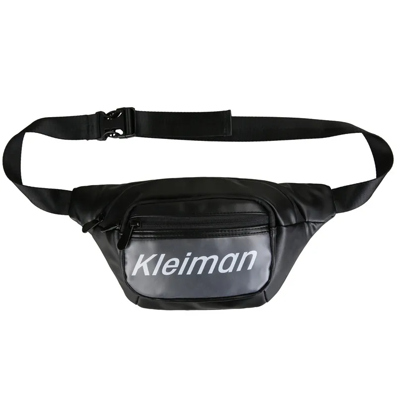 

2021 Chest Bags Trend New Unisex Hip Hop Waist Bag Men Street Style Belt Pack PU Leather Travel Crossbody Bag Male Phone Pouch