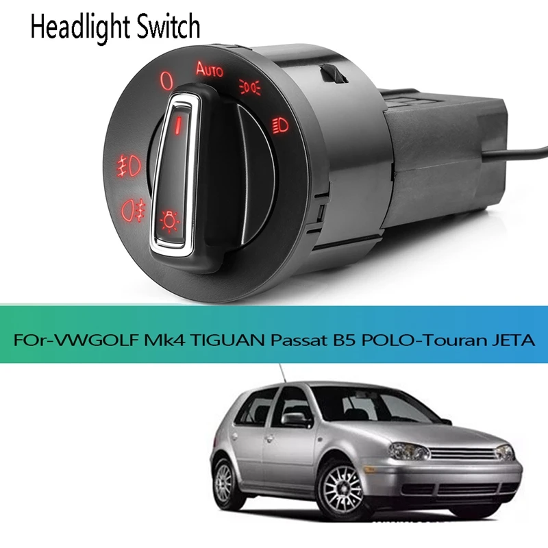 

Headlight Switch Auto Headlight Switch Sensor for Golf Mk4 Tiguan Passat B5 Polo-Touran Jetta 3BD941531