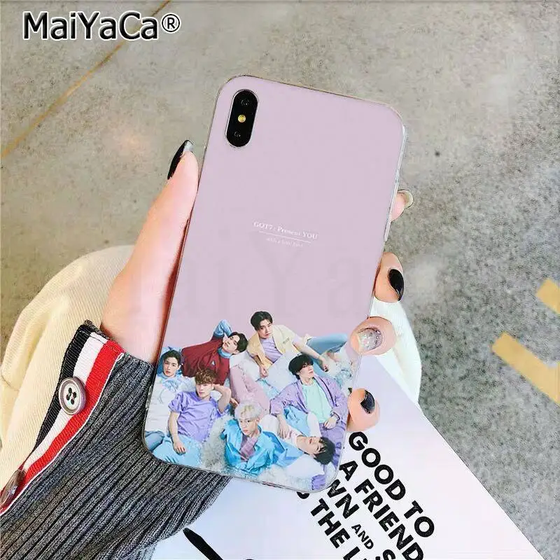 Чехол для телефона MaiYaCa Boy Group Kpop GOT7 чехол iphone SE 2020 11 pro XS MAX 8 7 6 6S Plus X 5 XR|Бамперы| |