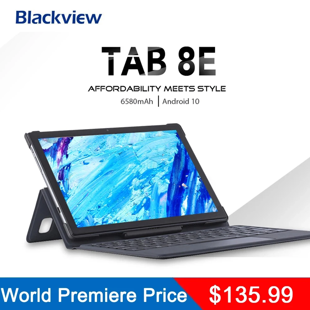 Blackview Tab 8E планшетный ПК 10 1 &quot3 ГБ + 32 Android SC9863A Octa Core 6 ГГц Wi Fi и Bluetooth TF карты 6580 мА/ч