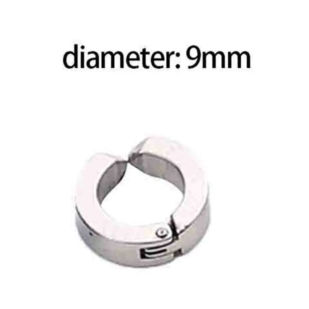 

Carlota Vintage Fashionable Cross Design Men Metal Ear Hooks Ear Stud Non Piercing Clip Earrings Fake Earrings for Boyfriend