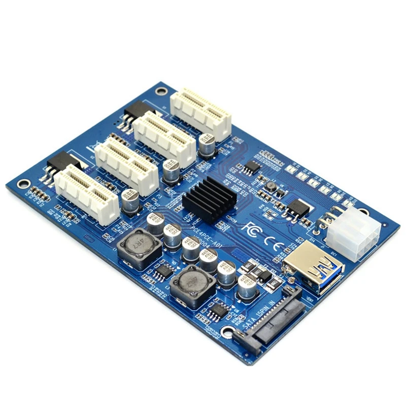 PCI E X1 до 4PCI X16 Комплект расширения от 1 4 портов Express переключатель мультипликатор
