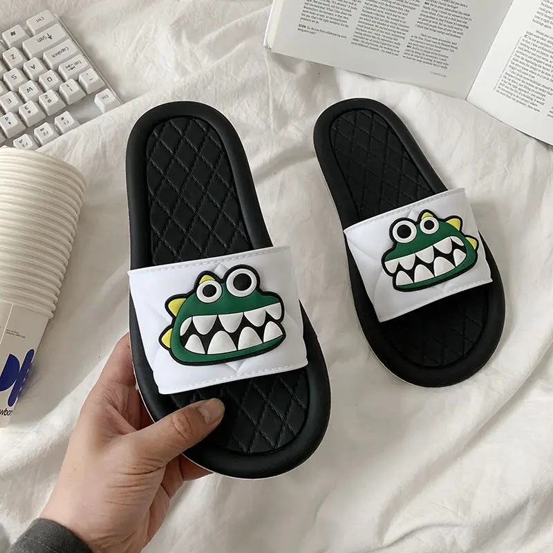 

2021 Summer Slippers anti slip soft bottom Indoor Shoes For Boys Girls Funny Animals Home Slippers for men
