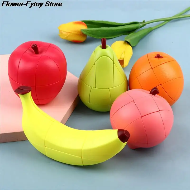 

1pc Fruits Strange-Shape Cubes 3x3 Cube High Speed Cube Puzzle Magic Professional Learning&Educational Cubos Kid Toys