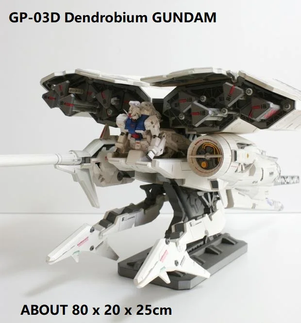 Высокое качество GUNDAM GP 03D Dendrobium Бумажная модель для детей ручная работа DIY игрушки