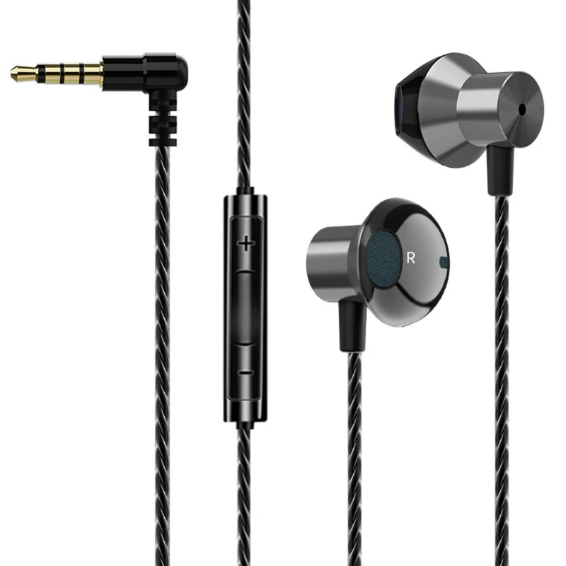 3.5mm Phone Headset Smart Magic Sound Round Jack Noise Cancelling Volume Control In-ear Sports Earbuds Stereo | Электроника