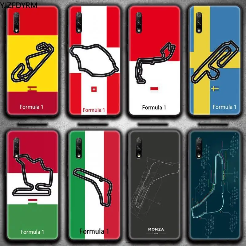 

Formula 1 racing circuit Phone Case for Huawei Honor 30 20 10 9 8 8x 8c v30 Lite view 7A pro