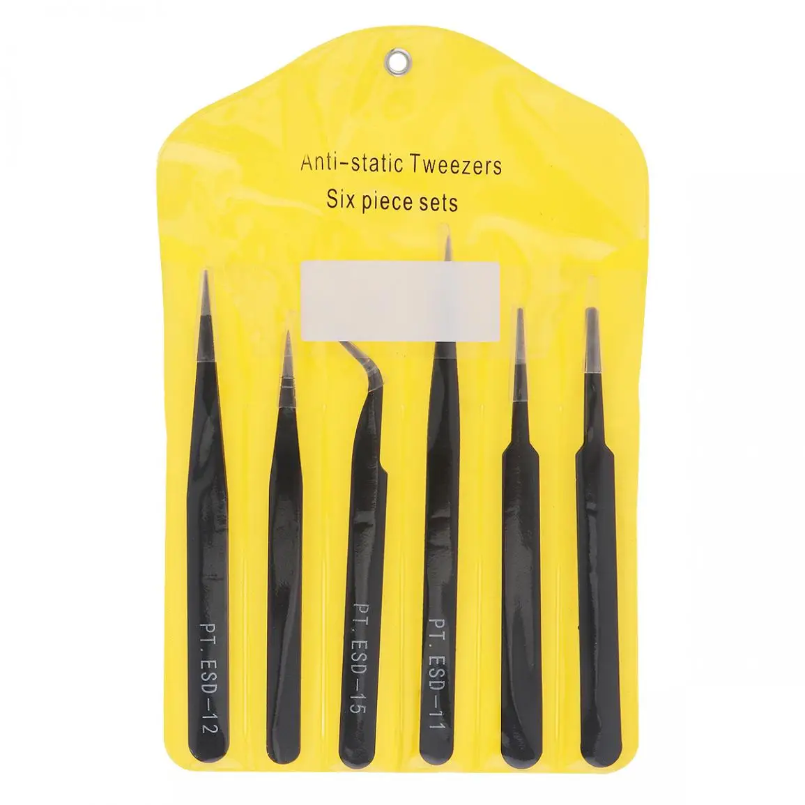 Набор электронных пинцетов из нержавеющей стали 6 шт./лот 1 0 мм антистатические