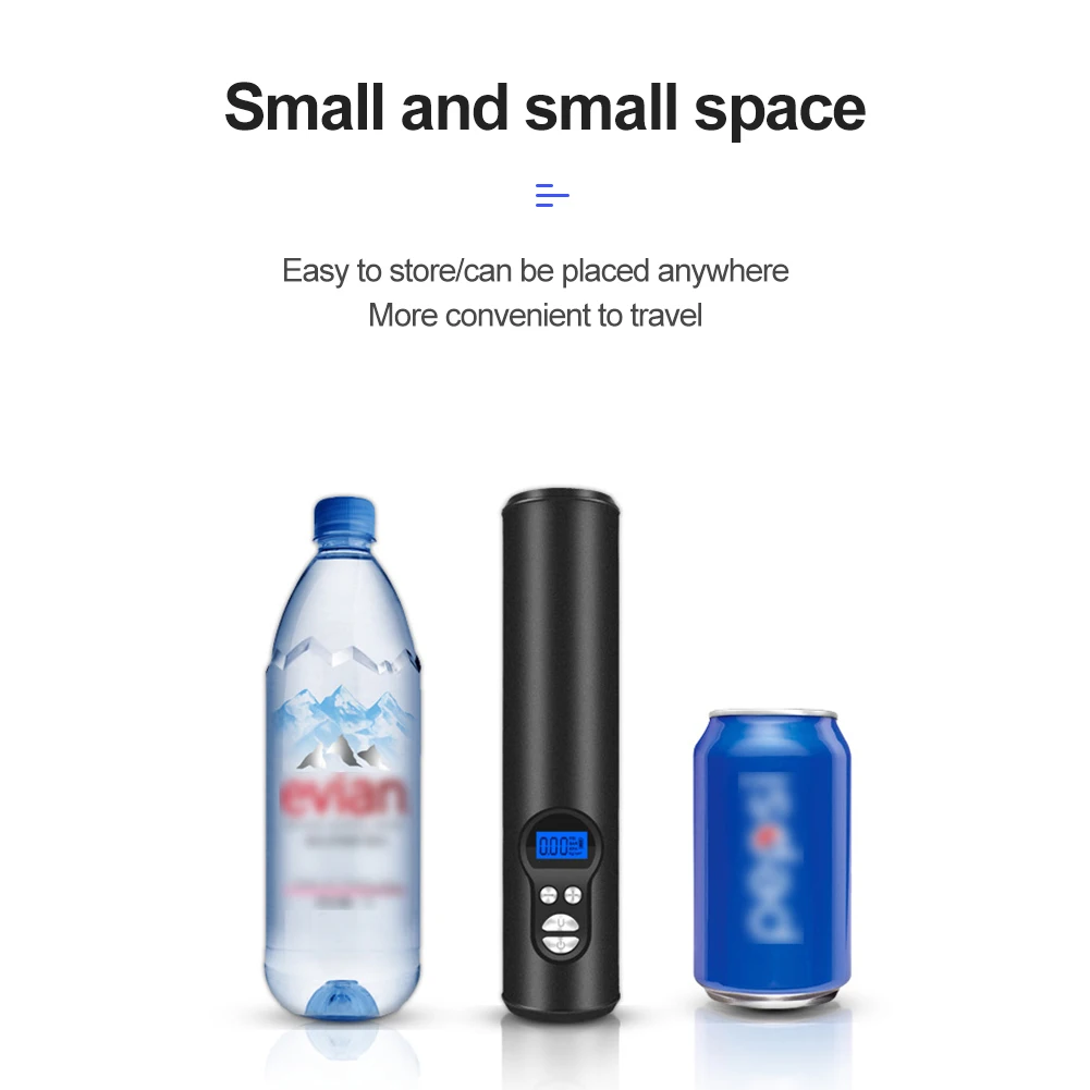 

12V 150PSI Portable Universal Car Air Compressor Mini Inflatable Electric Pump Rechargeable Pump With LED Emergency Light