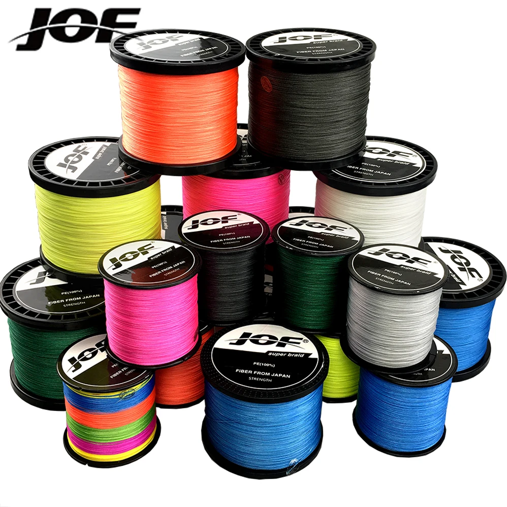 

JOF Braided Fishing line 4 Strands 500M 300M 100M Threads PE Multifilament Durable Carp Fishing Line Pesca