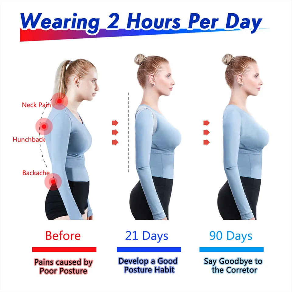 Корректор осанки Getinfit для мужчин женщин и детей бандаж на спину с