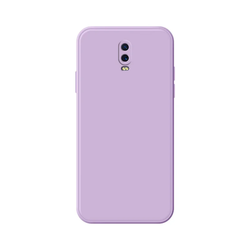 

For OPPO R17 Soft TPU Silicone Protective Square Phone Casing Simple Purea Colors Back Cover Fundas