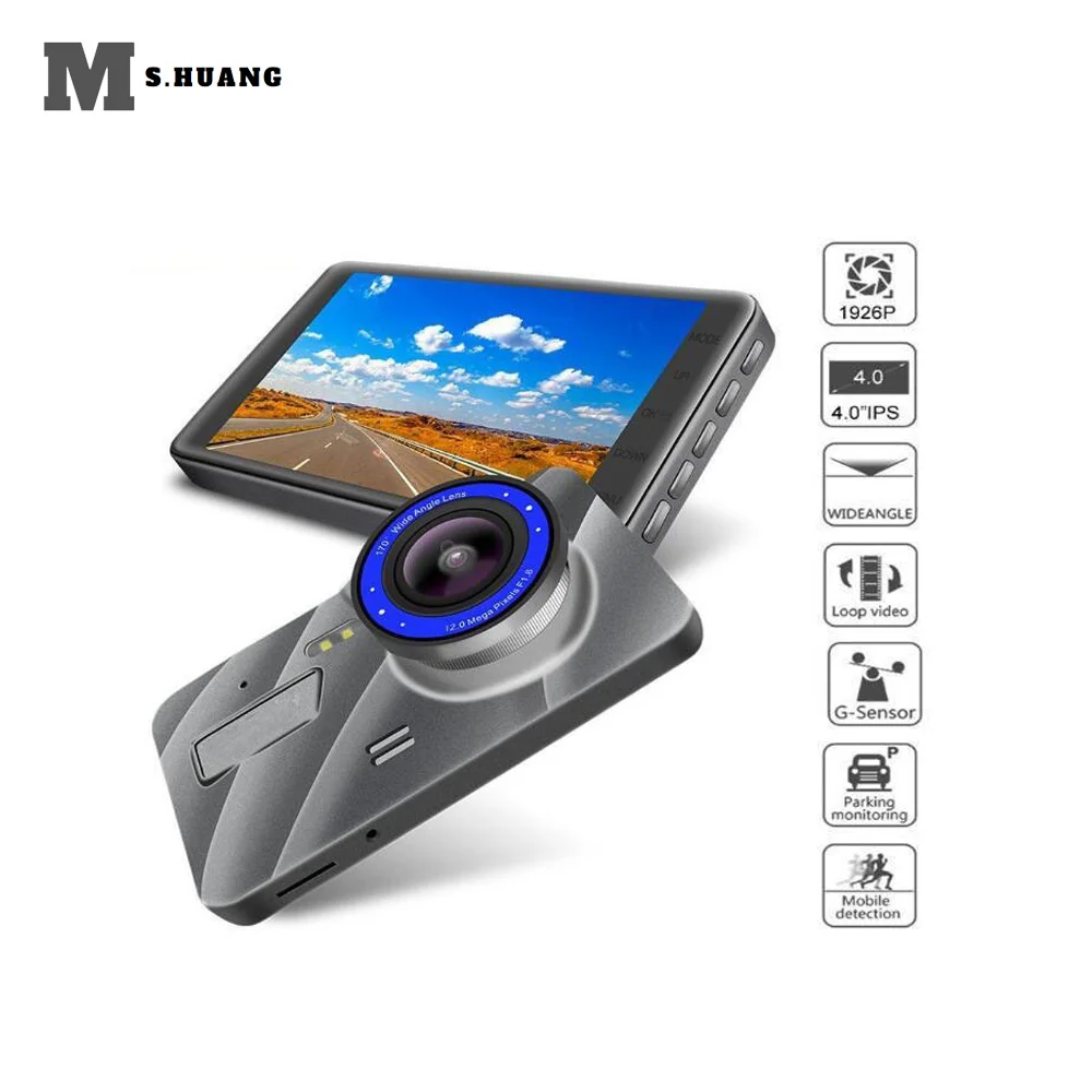 Передний + задний Ночное Видение G Сенсор Dash Cam Двойной объектив