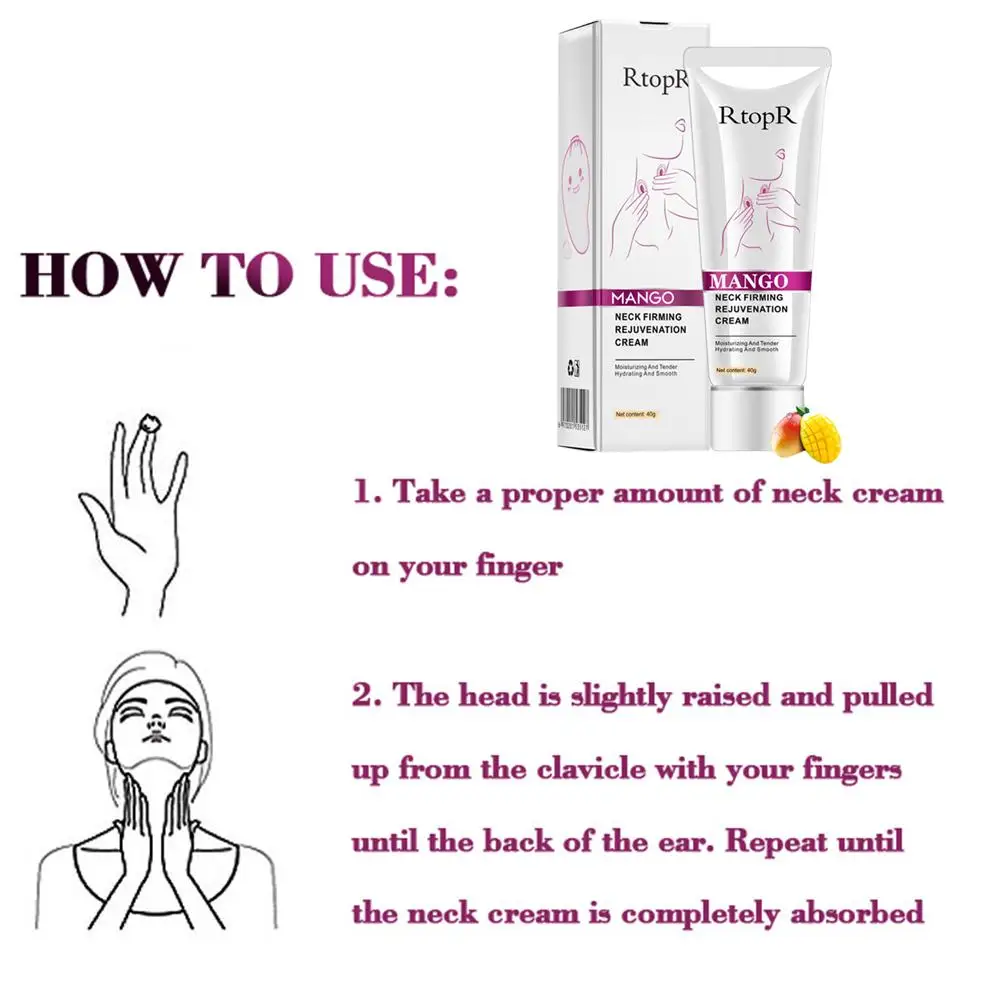 40 г подтяжка кожи шеи крем для омоложения против морщин укрепляющий отбеливания