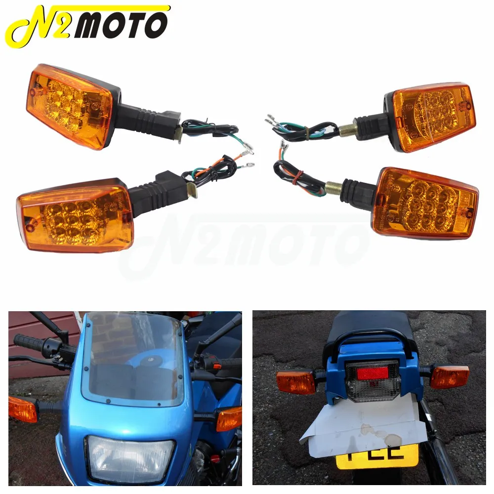 4 шт. передние и задние янтарные СВЕТОДИОДНЫЕ указатели поворота Индикатор