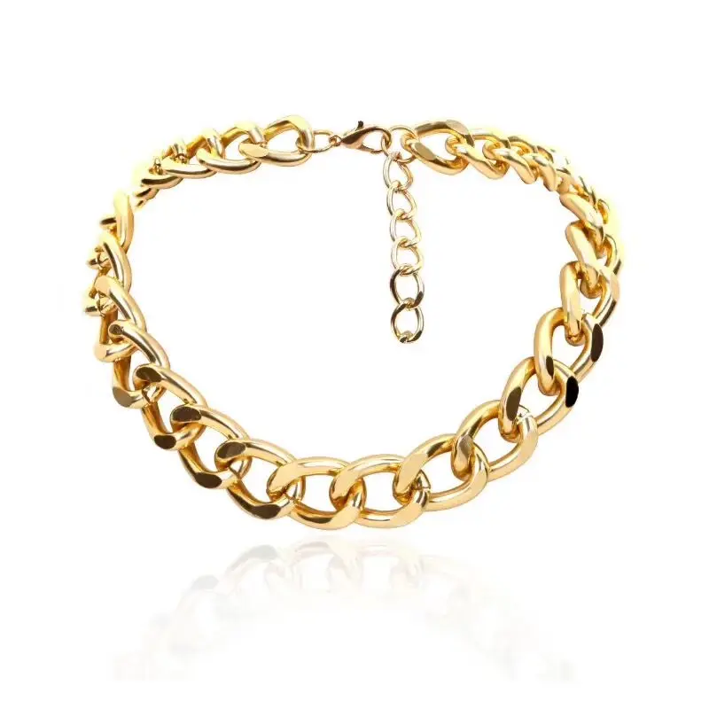 WT-N1212 высокое качество Гальваническое большое массивное Латунное ожерелье