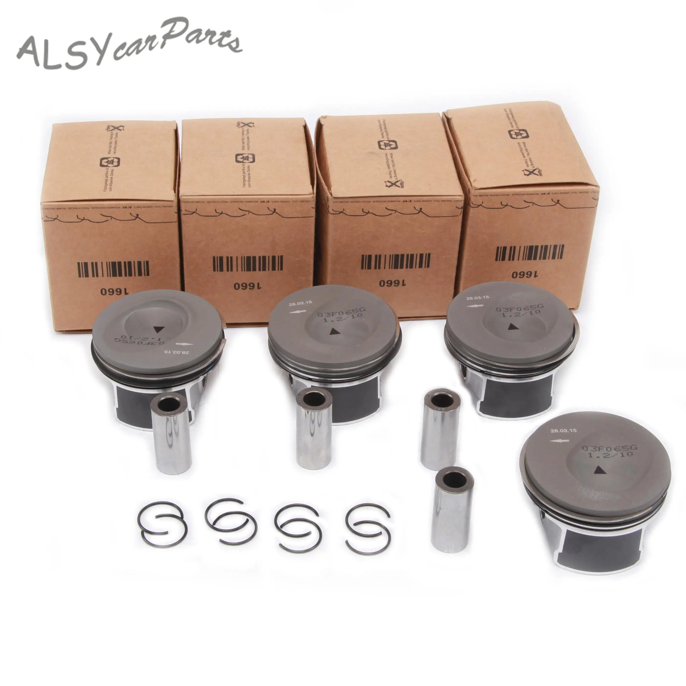 

YIMIAOMO Engine Piston & Piston Ring Kit For Volkswagen Caddy Golf Plus Jetta Audi A1 A3 Skoda Seat 1.2TSI 03F107065F 03F198151