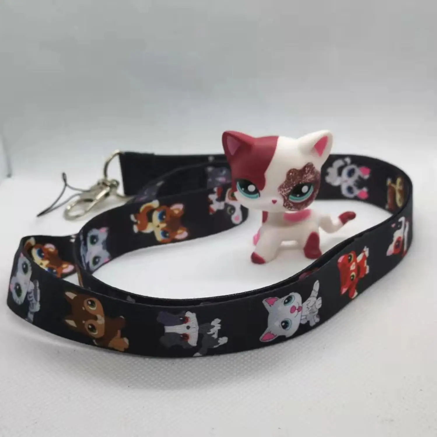 Редкая игрушка для зоомагазина стоячая короткая шерстяная кошка оригинальный