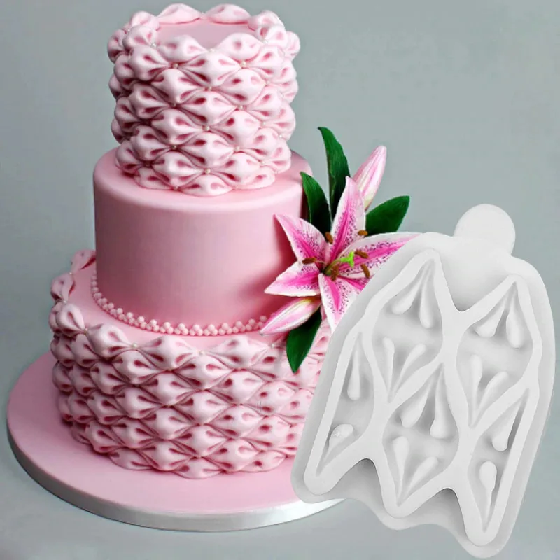 Горячая Распродажа силиконовые вал буфами на рукавах Fondant (сахарная) глазурь