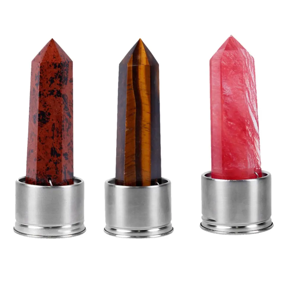 Стеклянная бутылка для воды из натурального кварцевого драгоценного камня