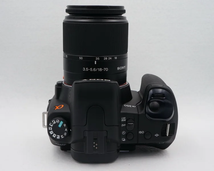 USED Sony Alpha DSLRA350K 14.2MP Digital SLR Camera with Super SteadyShot Image Stabilization DT 18-70mm f/3.5-5.6 Zoom Lens