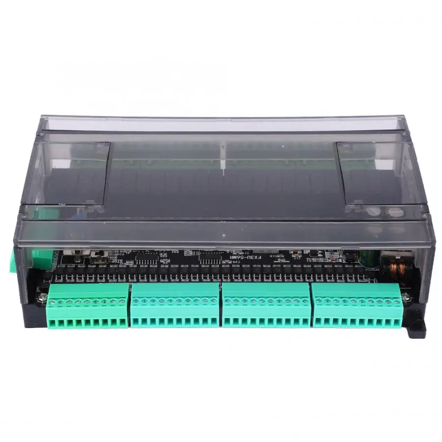 FX3U 56MR противопомеховая высокоскоростная плата PLC 32 точечный ввод 24 релейный