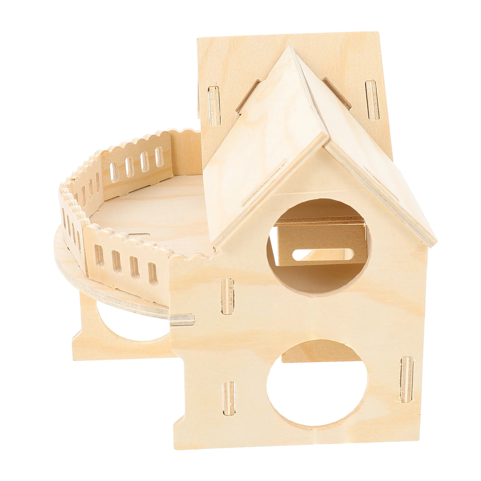 

Деревянный домик для сна, деревянный домик для домашних животных, устойчивый к укусам, гнездо для сна для хомяка