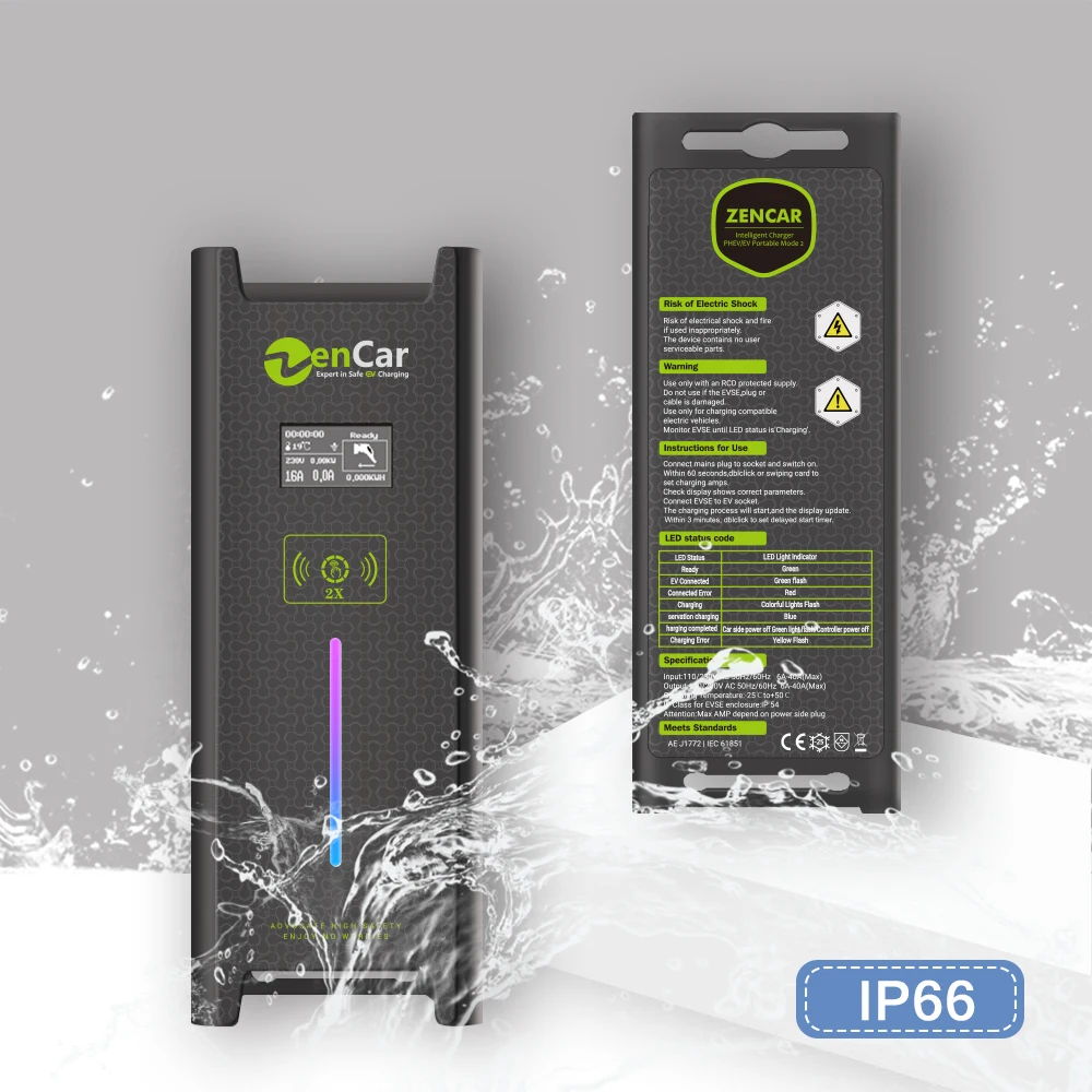 Вилка BS UK IEC 62196 белая тип 2 8A 10A mode2 Регулируемый EVSE 5 м кабель для зарядки