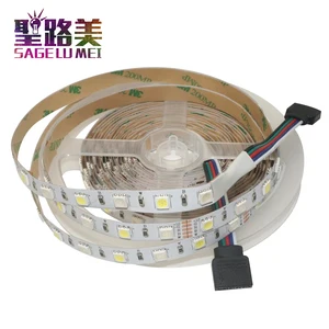 5 мрулон DC12V 60 светодиодный sM SMD5050 смешанных цветов RGBW RGB + (теплыйхолодный белый) RGBWW RGBCW светодиодная полосветильник 5pin IP30IP65IP67 300 led s