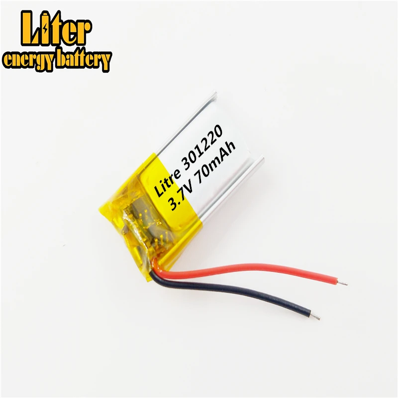 Лучший бренд батареи литиевая батарея 3 7 V Bluetooth гарнитура 031220 301220 70MAH MP3 MP4