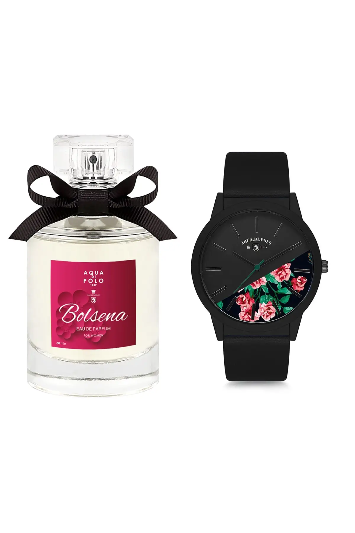 

2022 Watches Women's Black Flower and Bolsena EDP ML Women's Perfume New Fashion Stylish Brand Top Quality Wristwatches