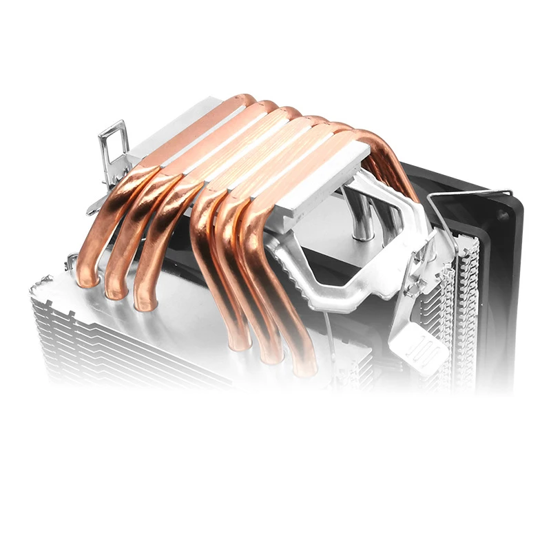 

Efficient Cooling CPU Cooler 4PIN DUAL RGB Fans ForIntel LGA1156/1151/1150/1155/775/1366 AMD AM3/AM2/FM1/FM2 Silent Radiator
