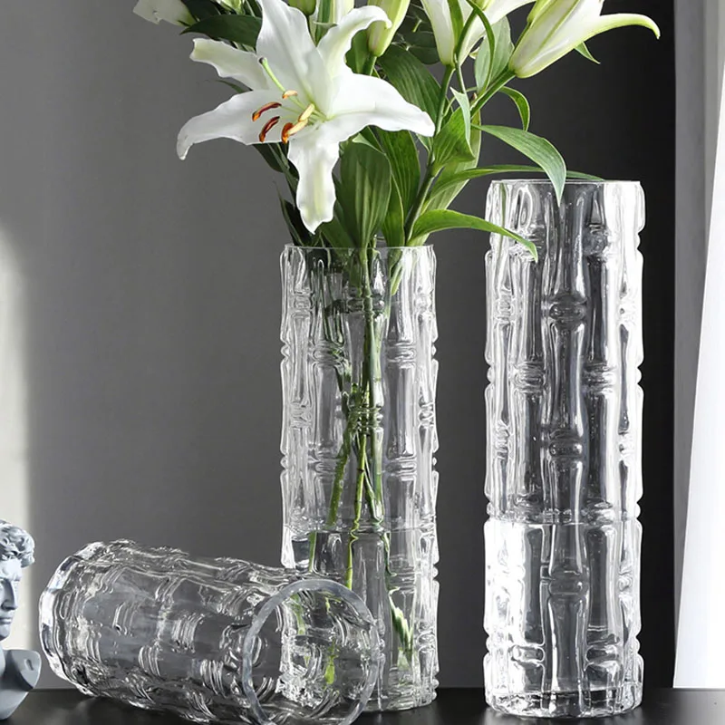 

Glass Vase For Flowers Transparent Hydroponic Creative Living Room Decoration Flower Vases Home Decor Table Vase Floreros