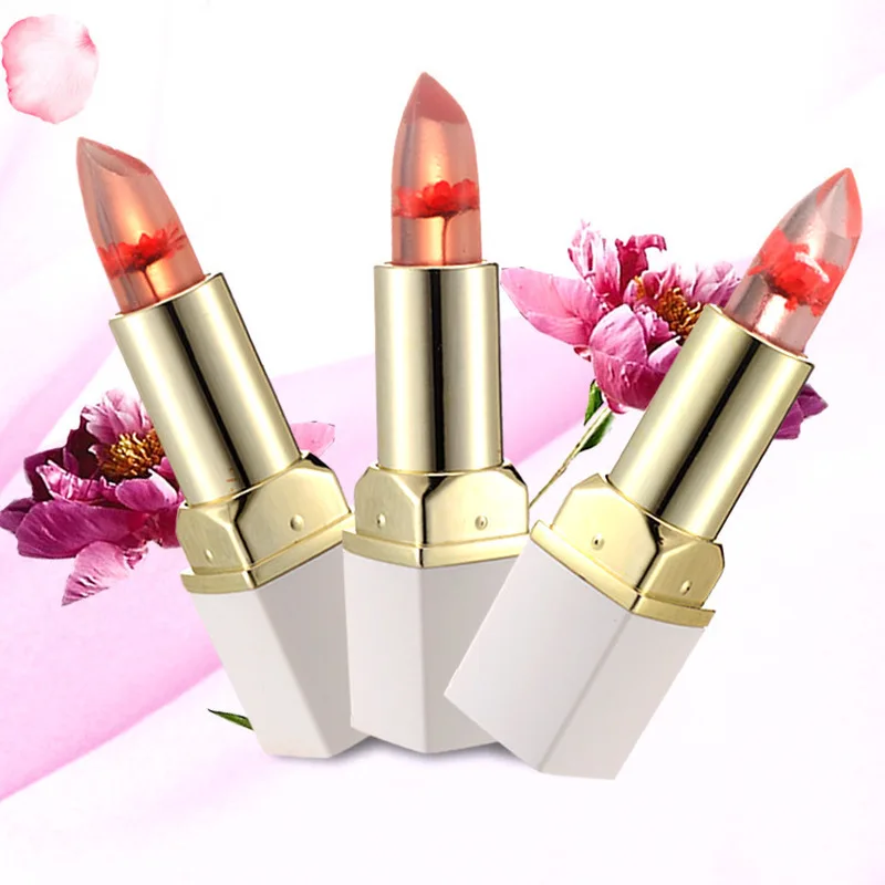 1 шт. длинная железная помада с высушенными цветами| |