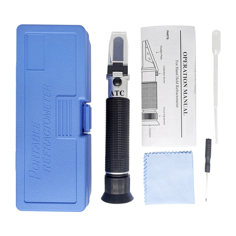 2-in-1 Urine Refractometer For Pet Cat Dog Clinical Medical House Usage 1-1.06 Specific Gravity Serum Plasma Protein Hemoglobin |
